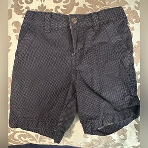 Boys Navy Polka Dot Shorts